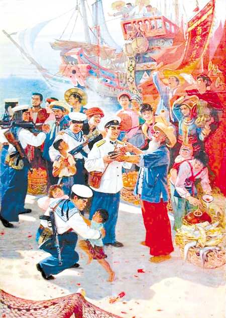 Китайские агитационные плакаты на военную тематику пользуются популярностью в сфере международного коллекционирования