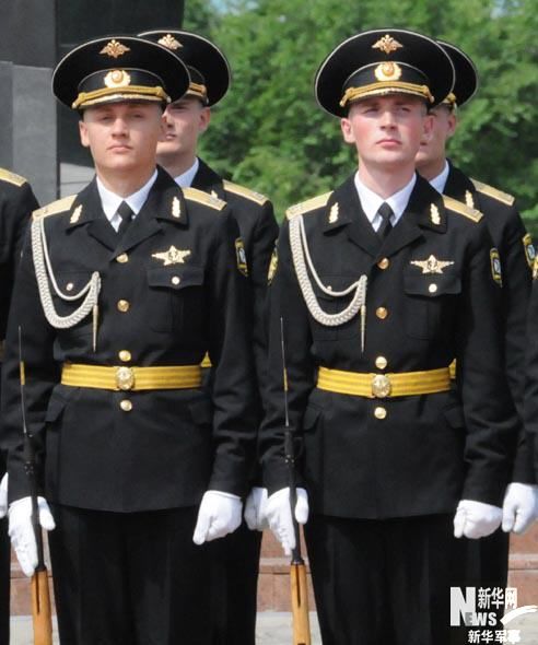 Российские военнослужащие роты почетного караула 6