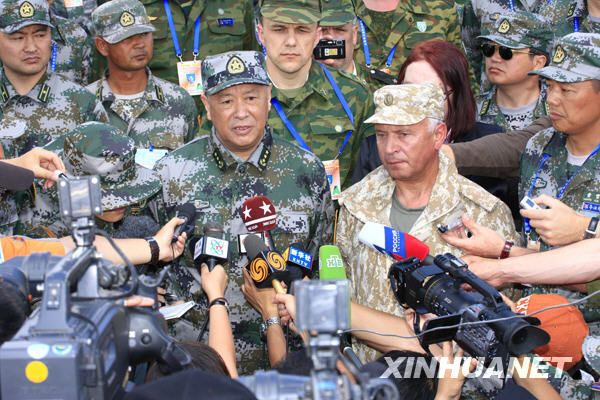Начальники генштабов Китая и России посетили совместные военные учения «Мирная миссия - 2009» 2