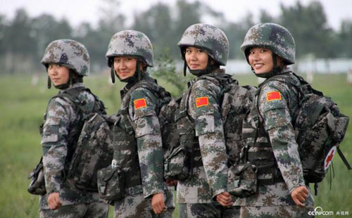 Женский спасательный отряд китайской армии 3