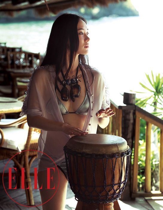 Красотка Хо Сыянь в модном журнале «ELLE»