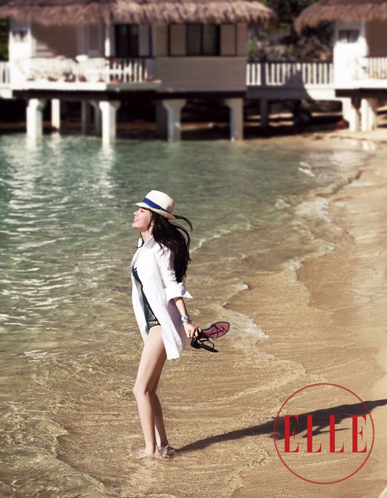 Красотка Хо Сыянь в модном журнале «ELLE»