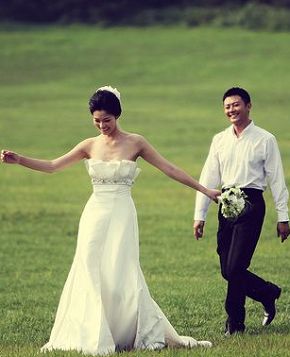 Свадебные фотографии Юй На и Инь Сяотяня