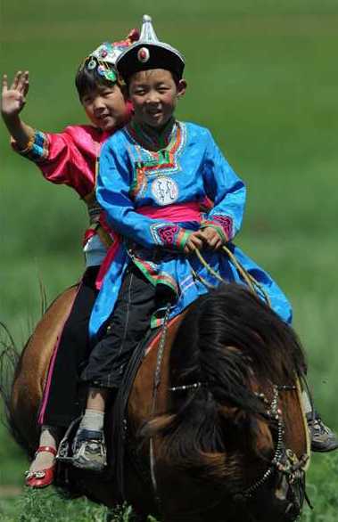 Красивая степь Уланьмаоду во Внутренней Монголии КНР