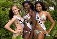 Чарующие фигуры красавиц в международном конкурсе красоты «Мисс вселенная-2009»