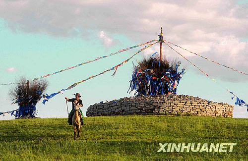 Таинственные древние груды камней «Аобао» в степях Внутренней Монголии КНР