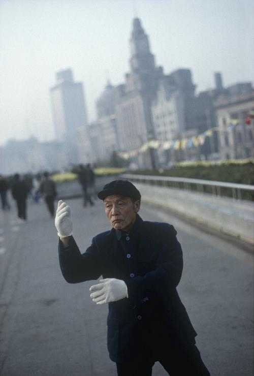 Фотографии Шанхая, сделанные иностранным журналистом в 90-е годы прошлого века 