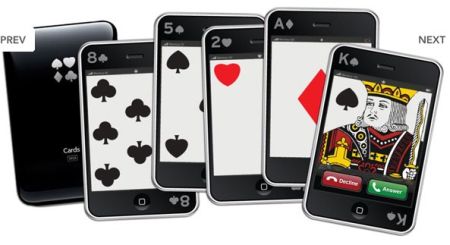 Новинка: колода игральных карт с изображенным мобильным телефоном iPhone на каждой карте