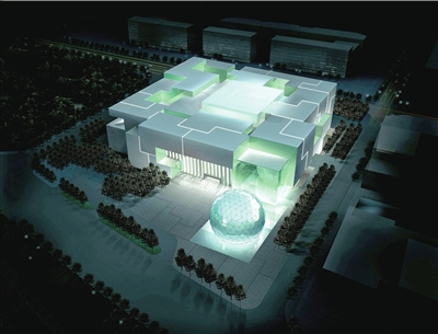 Схема нового Научно-технического музея Китая