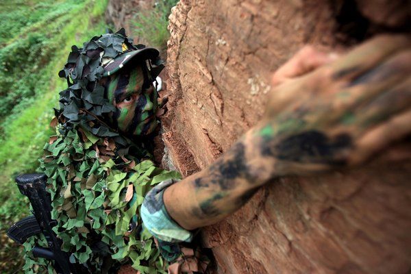 Замечательные снимки практических тренировок одного из отрядов Чэндуского военного округа