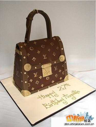 Изысканные торты в виде сумок «Louis Vuitton»