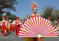 Китайские артисты впервые приняли участие в карнавале в Йоханнесбурге