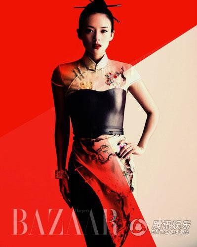 Чжан Цзыи в модном журнале «BAZAAR»