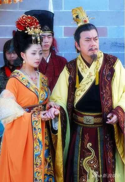Кадры с актрисой Инь Тао из телесериала «Танская наложница Ян Юйхуань» 