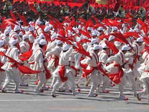 Торжественное шествие в рамках парад, посвященный 60-летию КНР
