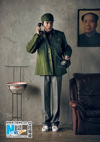 Известный в Китае мужчина-модель: сочетание старого и современного китайских стилей моды