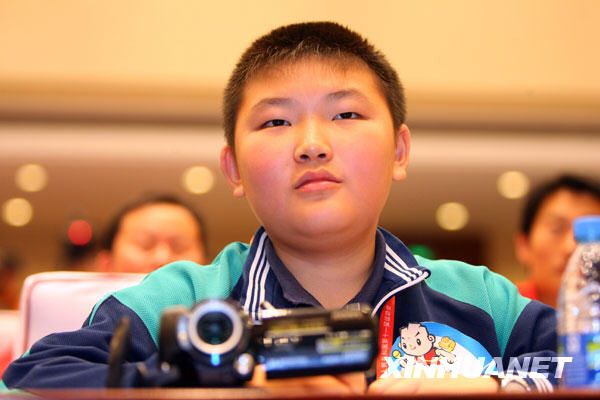 Юные корреспонденты на пресс-конференции 11-й Всекитайской спартакиады 