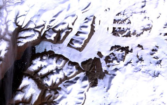 Ледник в государственном парке на острове Элсмир