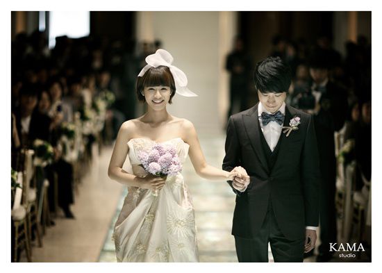 Свадебные фотографии Кан Хе Чжон и известного певца Taбло 1