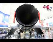 На фото: реактивный двигатель истребителя «Цзянь-10». 