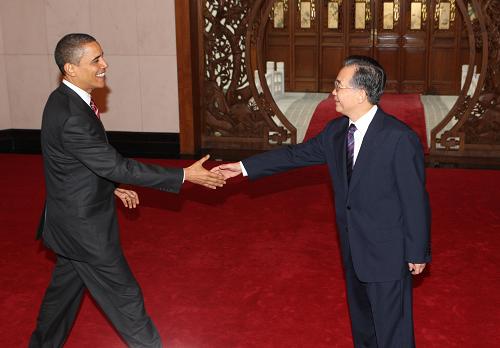 Вэнь Цзябао надеется, что визит Б. Обамы выведет китайско-американские отношения на новый уровень