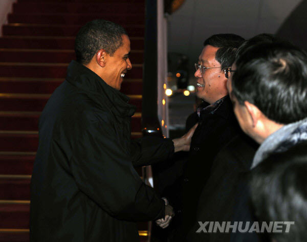 Президент США Б. Обама завершил визит в Китай и отбыл из Пекина