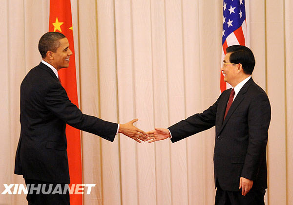 Переговоры Ху Цзиньтао с президентом США Б. Обамой