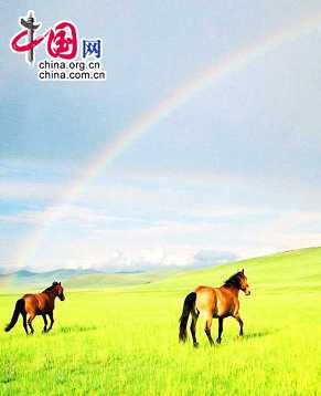 Прекрасные пейзажи Монгольского нагорья Китая