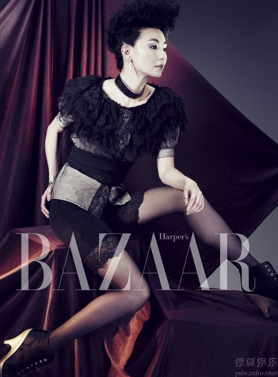 Чжан Маньюй на обложке модного журнала «Базар»