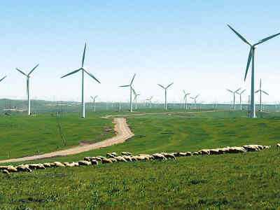 Лидер по объему мощности установленных агрегатов по выработке электричества на основе энергии ветра– Автономный район Внутренняя Монголия 