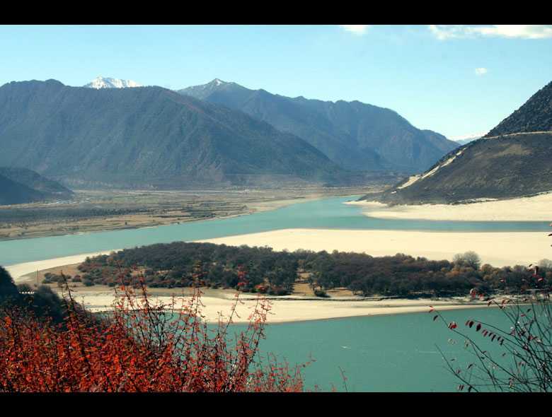 Зимние пейзажи ?тибетского района к югу от реки Янцзы?