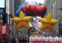 В Нью-Йорке прошел торжественный Парад «Мэйси» в честь Дня благодарения