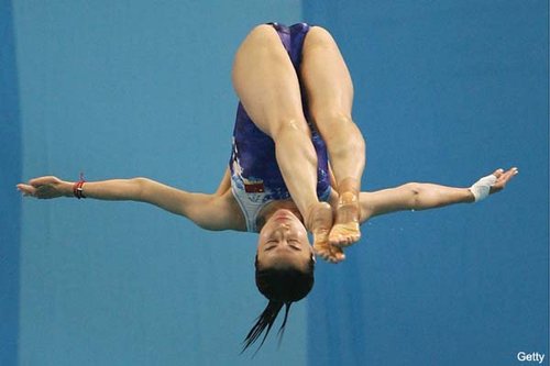 Го Цзинцзин, знаменитая китайская прыгунья в воду