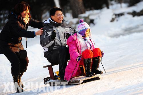 Обильные снегопады в провинции Хэйлунцзян
