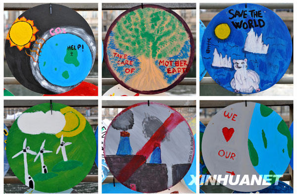 Детские рисунки призывают людей к защите окружающей среды 