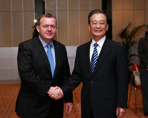 Премьер Госсовета КНР Вэнь Цзябао встретился с премьером Дании