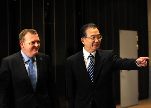 Премьер Госсовета КНР Вэнь Цзябао встретился с премьером Дании