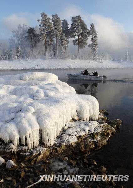 Красивые зимние пейзажи в России 