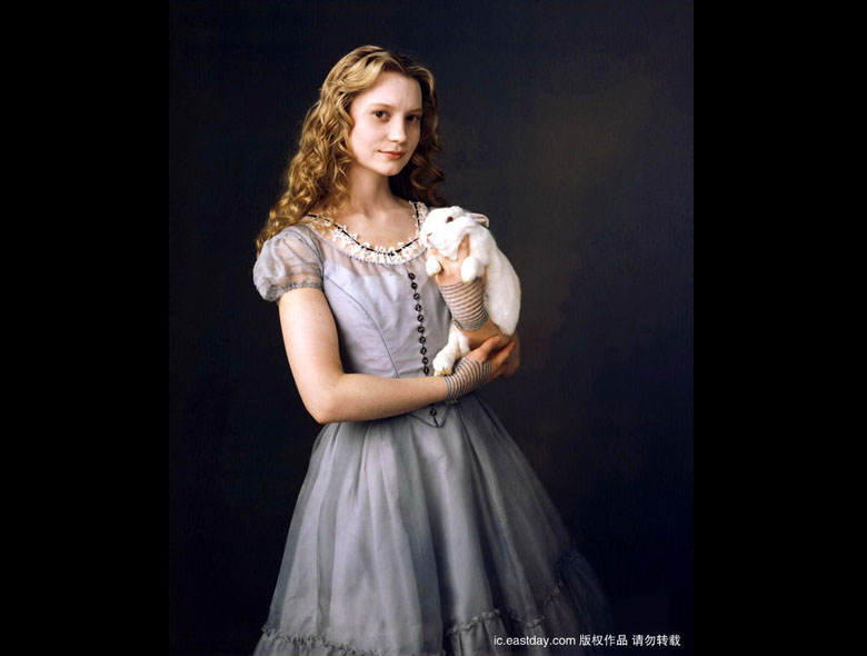 Красивые фотографии из фильма «Алиса в Стране чудес» Миа Васиковска