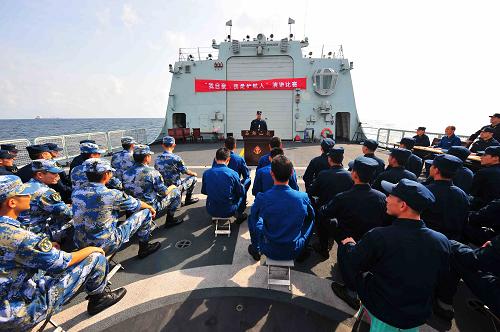 Китайский отряд ВМС по сопровождению судов отметил годовщину со дня начала конвоирования1