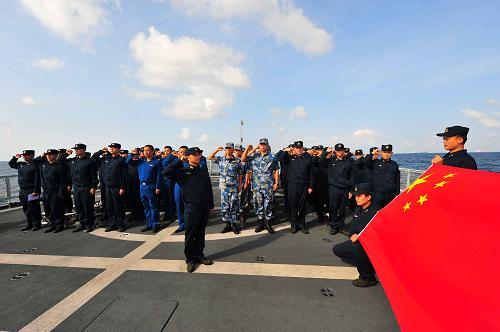 Китайский отряд ВМС по сопровождению судов отметил годовщину со дня начала конвоирования2