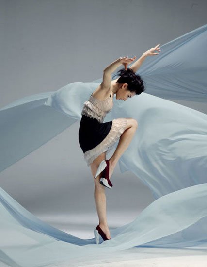 Новые фотографии красавицы-гимнастки Лю Сюань 