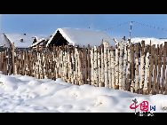 На снимке: сказочная и романтичная деревня русской национальности города Эргун - единственная деревня русской национальности в северо-восточной части Китая. 