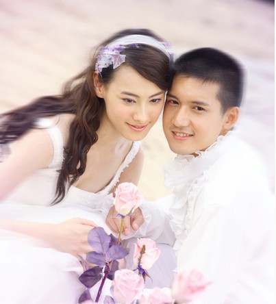Красивые свадебные фотографии Лян Лоши 4