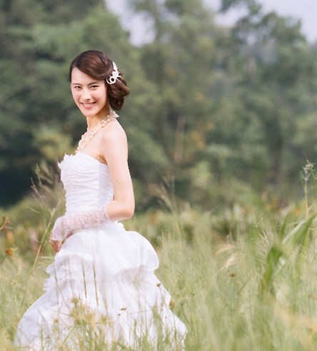 Красивые свадебные фотографии Лян Лоши 7