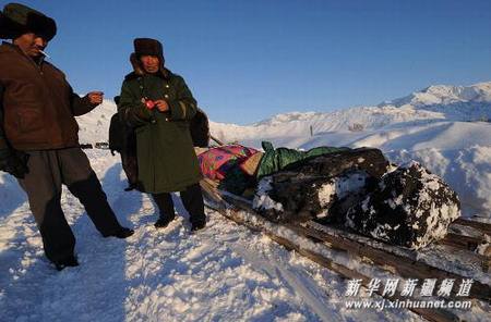 Кэкэтохай СУАР – второй полюс холода Китая густо покрыт снегом