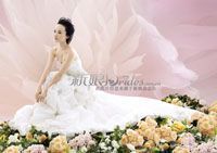 Хо Сыянь в свадебных снимках