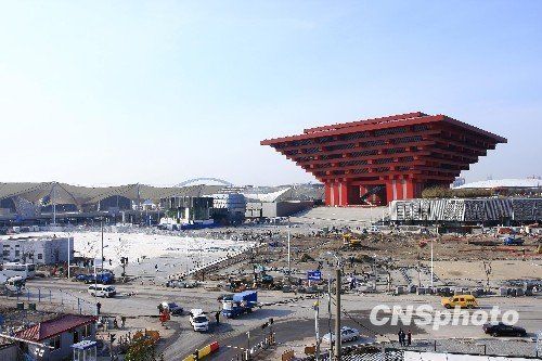 Завершилось строительство знакового сооружения ЭКСПО-2010 – национального павильона Китая 