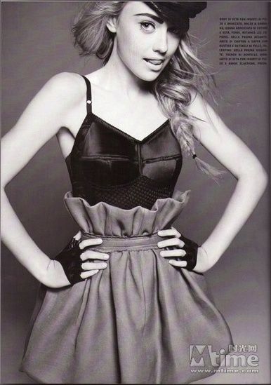 Дакота Фэннинг в журнале «Vogue» итальянской версии