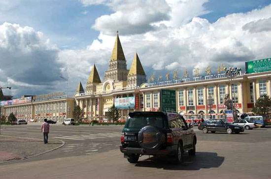 Маньчжурия - китайский пограничный город, наполненный российским колоритом4